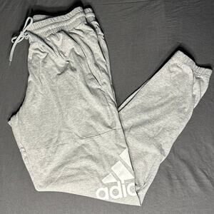 Men's Adidas Gray Jogger Pants Medium